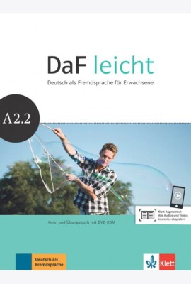 DaF leicht A2.2. Deutsch als Fremdsprache für Erwachsene. Kurs- und Übungsbuch mit DVD-ROM