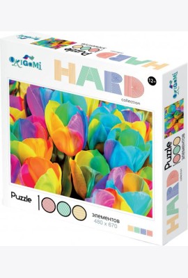 Hard. Пазл-1000 Тюльпаны,07550