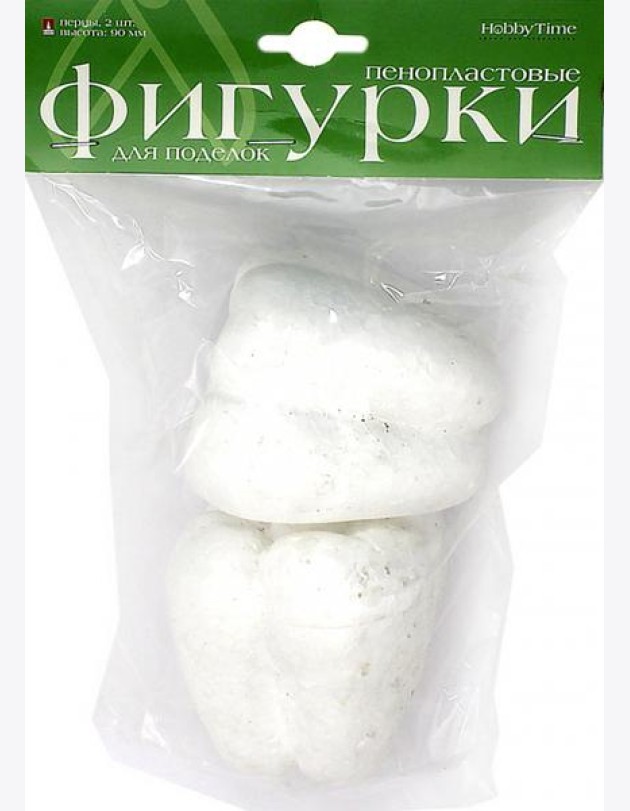 Пенопластовые фигурки 2шт,90мм,ПЕРЦЫ,2-184/06