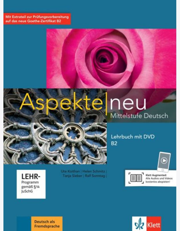 Aspekte neu. B2. Lehrbuch mit DVD. Mittelstufe Deutsch