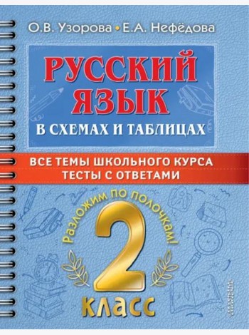 Русский язык в схемах и таблицах. Все темы школьного курса 2 класса с тестами
