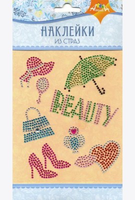 Наклейки из страз Beauty,С3284-09
