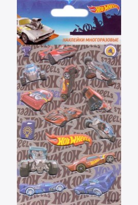 Наб. зефирных наклеек Hot wheels 