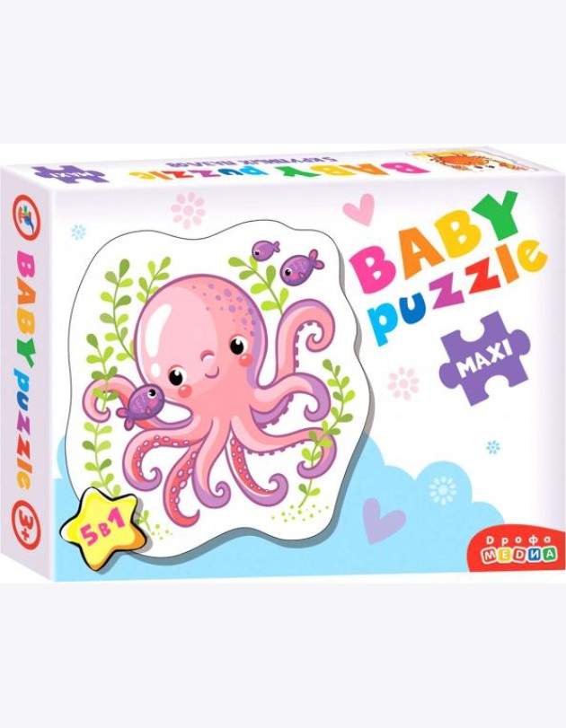 Baby puzzle. 3997 Морские животные