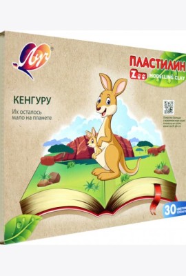 Пластилин 30цв ZOO 31С 2064-08