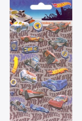 Наб. зефирных наклеек Hot wheels 