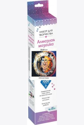 Алмазные узоры. Ночная Сова 30*30,06085