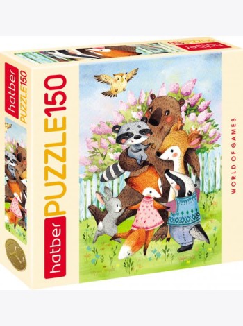 Hatber Puzzle-150 Жила-была лисичка,150ПЗ4_26366