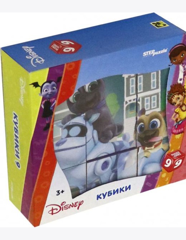 87196 DISNEY 9 кубиков 