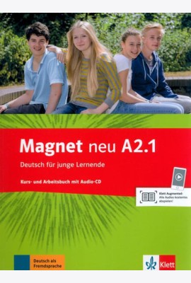 Magnet neu A2.1. Deutsch für junge Lernende. Kurs- und Arbeitsbuch mit Audio-CD