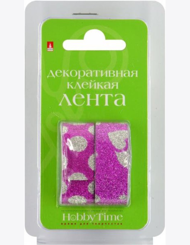 Клейкая лента декорир.15мм*5м,Вид4,2диз,2-439/04