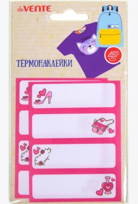Набор термонаклеек на тканевой основе GIRL 8шт