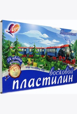 Пластилин воск. 24цв со стеком ассор 25С1525-08
