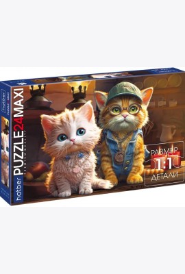 Hatber Puzzle-24 MAXI МЯУ-СТОРИ,24ПЗ2_30804