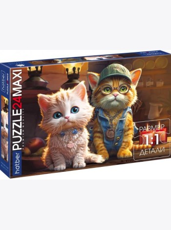 Hatber Puzzle-24 MAXI МЯУ-СТОРИ,24ПЗ2_30804