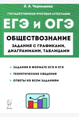 ЕГЭ и ОГЭ Обществознание. 9-11 классы. Задания с графиками, диаграммами и таблицами