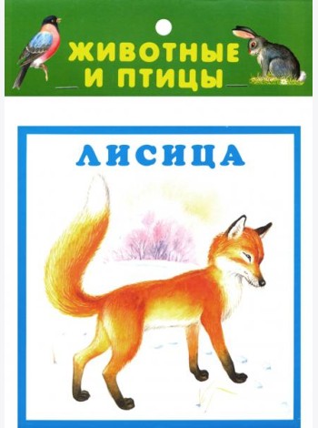 Животные и птицы. 20 карточек