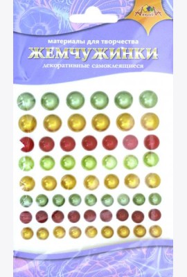Декоративные самокл.жемчужинки Ассорти 5,С3738-05
