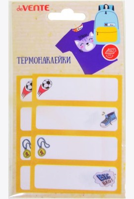 Набор термонаклеек на тканевой основе FOOTBALL 8шт