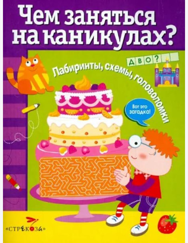 Чем заняться на каникулах? Лабиринты, схемы, головоломки. Вып.4