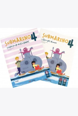 Submarino 4.Pack libro del alumno+cuaderno de acti