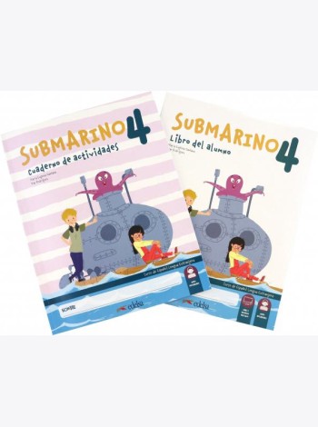 Submarino 4.Pack libro del alumno+cuaderno de acti