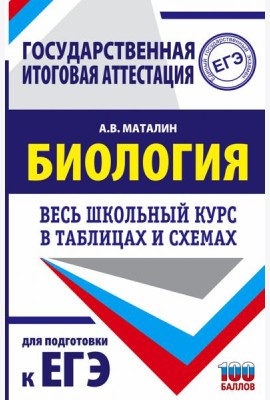 Биология. Весь школьный курс в таблицах и схемах для подготовки к ЕГЭ