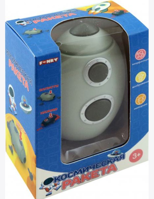 Разв.игрушка Космическая ракета,инерц,ас FT0004677