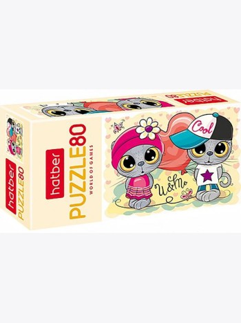 Hatber Puzzle-80 Кототерапия,80ПЗ5_19512