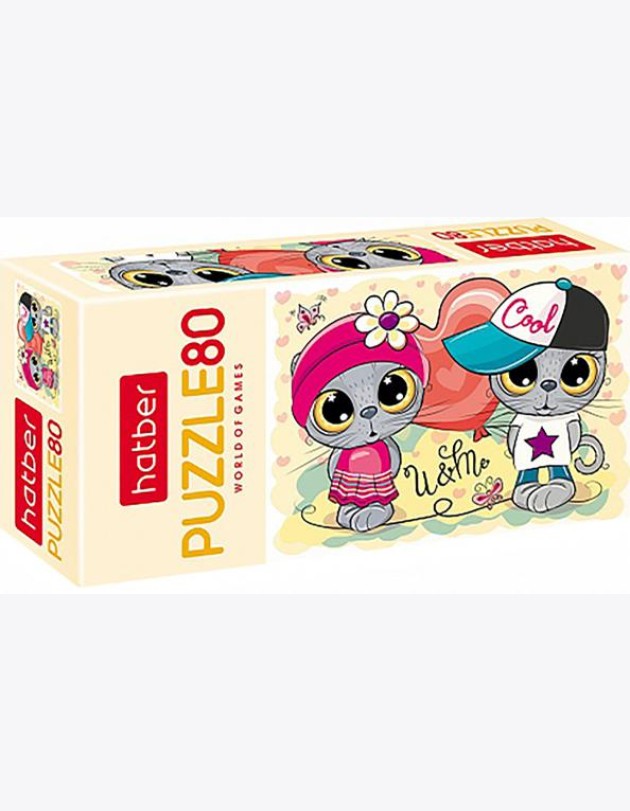Hatber Puzzle-80 Кототерапия,80ПЗ5_19512