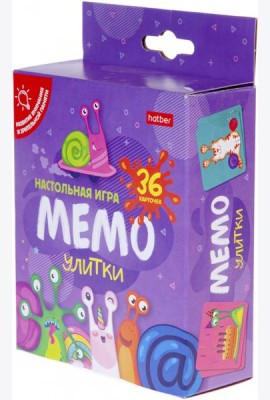 Игра настол.МЕМО Улитки (36карт),36ИнМ_26160