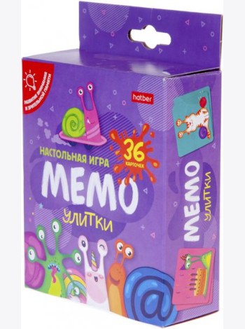 Игра настол.МЕМО Улитки (36карт),36ИнМ_26160