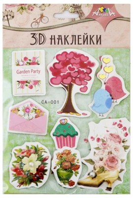 Наклейки 3D,12х19см,С3484-01