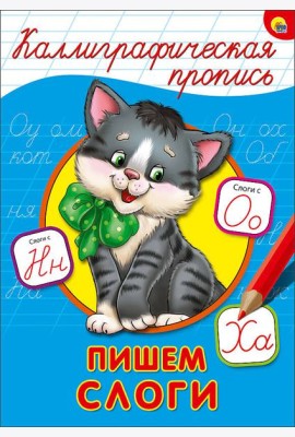 КАЛЛИГРАФИЧЕСКАЯ ПРОПИСЬ А4. ПИШЕМ СЛОГИ