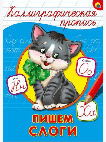 КАЛЛИГРАФИЧЕСКАЯ ПРОПИСЬ А4. ПИШЕМ СЛОГИ