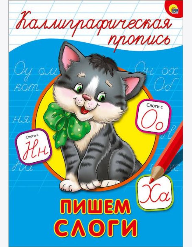 КАЛЛИГРАФИЧЕСКАЯ ПРОПИСЬ А4. ПИШЕМ СЛОГИ