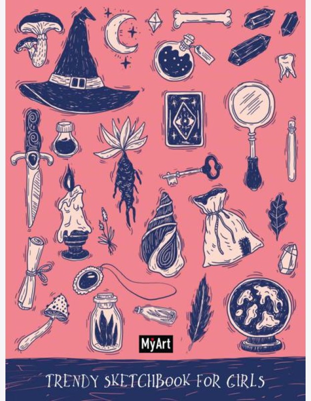 MyArt. Trendy Sketchbook for Girls. ВОЛШЕБСТВО
