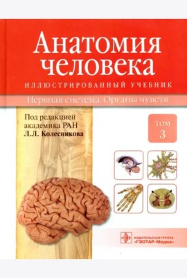Анатомия человека. Учебник в 3-х томах. Том 3. Нервная система. Органы чувств