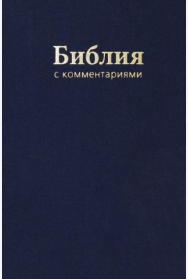 Библия. Книги Священного Писания Ветхого и Нового Завета. В Синодальном переводе с комментариями