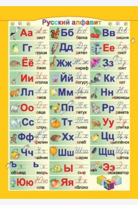 Русский и английский алфавит