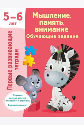 Мышление, память, внимание. Обучающие задания. 5-6 лет