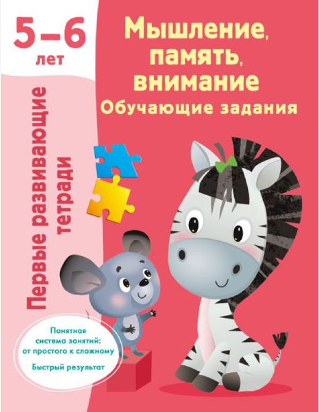 Мышление, память, внимание. Обучающие задания. 5-6 лет