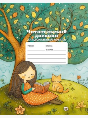 Читательский дневник школьника для домашнего чтения