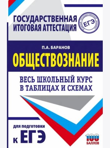 ЕГЭ. Обществознание. Весь школьный курс в таблицах и схемах для подготовки к ЕГЭ