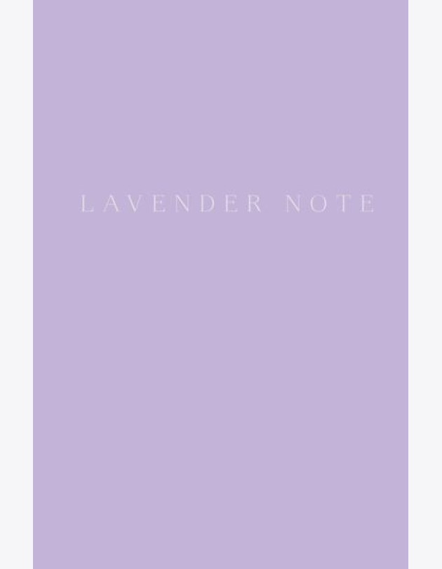 Lavender Note. Мои лавандовые мечты. Блокнот с цветными страницами (А5, обложка на ткани с тиснением фольгой)