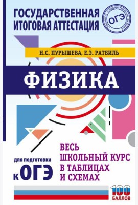 ОГЭ. Физика. Весь школьный курс в таблицах и схемах для подготовки к основному государственному экзамену