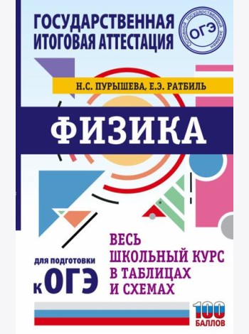 ОГЭ. Физика. Весь школьный курс в таблицах и схемах для подготовки к основному государственному экзамену