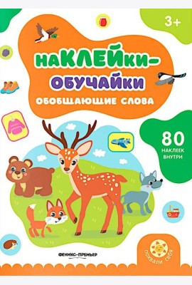 Обобщающие слова: книжка с наклейками (80 наклеек)