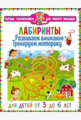 Лабиринты. Развиваем внимание, тренируем моторику