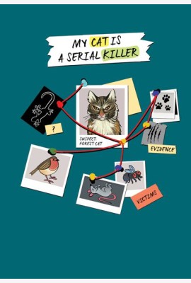 Блокнот My Cat Is a Serial Killer (А5, 144 стр., серый кот)
